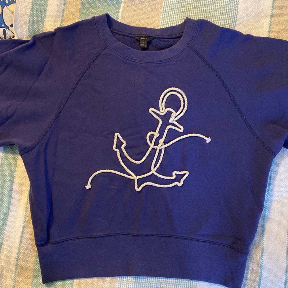 Nautical Navy Blue J.Crew Sweatshirt